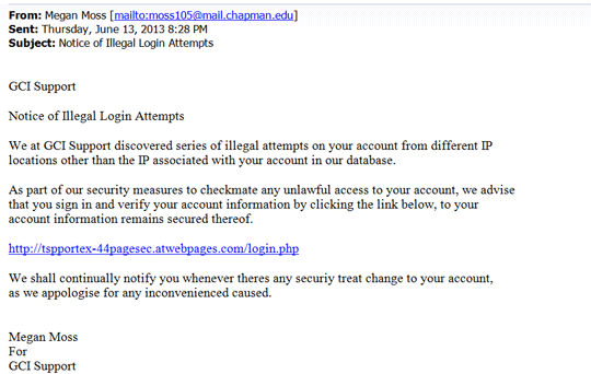 Just Delete Phishing