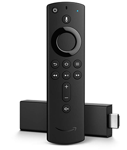 All-new  Fire TV Stick 4K streaming device, includes support