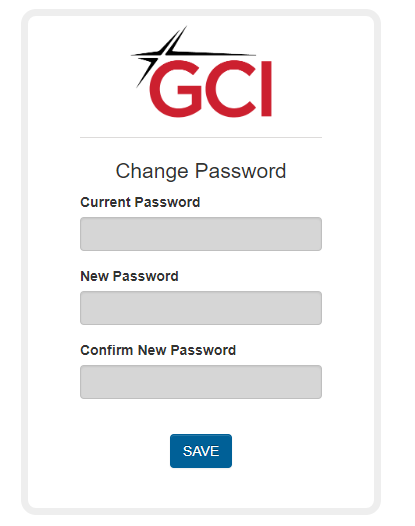 Change Password Fields